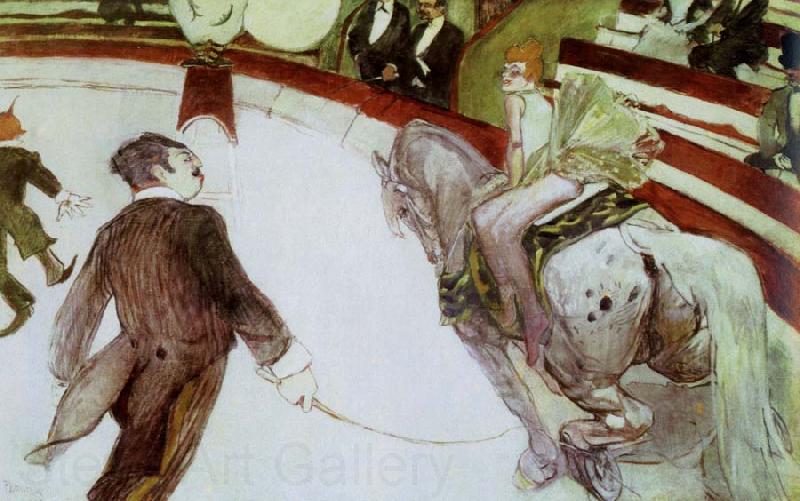 Henri de toulouse-lautrec at the cirque fernando the ringmaster Germany oil painting art
